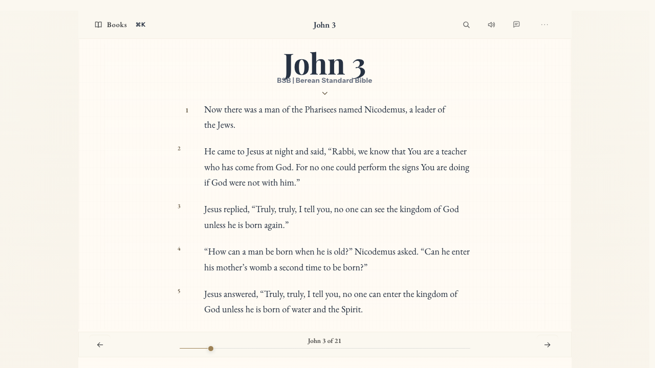 readerbible desktop reading view
